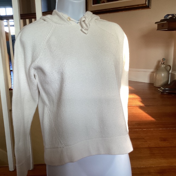 Michael Kors cream colored hoodie over the head size Med - Picture 1 of 13